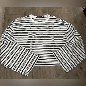 Vineyard Vines Navy and White Striped Shirt